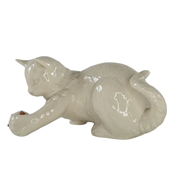 Lenox Other - Lenox China Jewels Collection Cat Kitten Playing With Ball Figurine